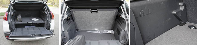 Багажник обновленного Peugeot 3008