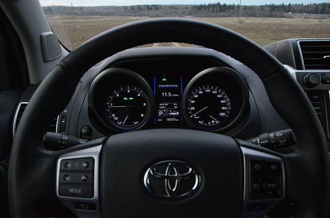 Toyota Land Cruiser Prado 150 приборная панель