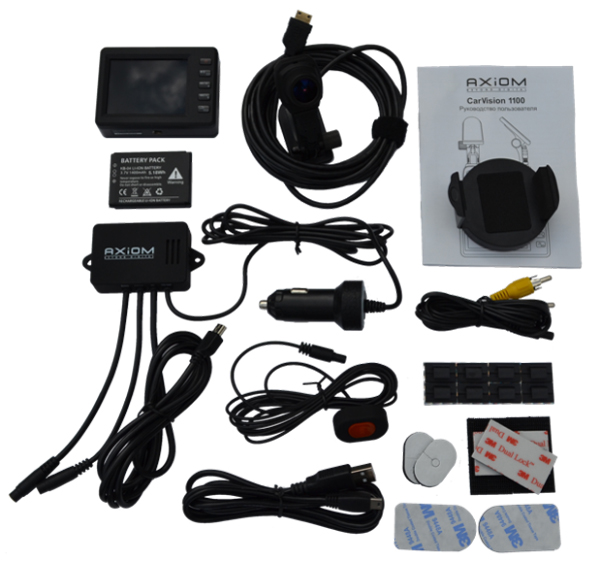 AXiOM Car Vision 1100 – автомобильный видеорегистратор для скрытной установки, тест