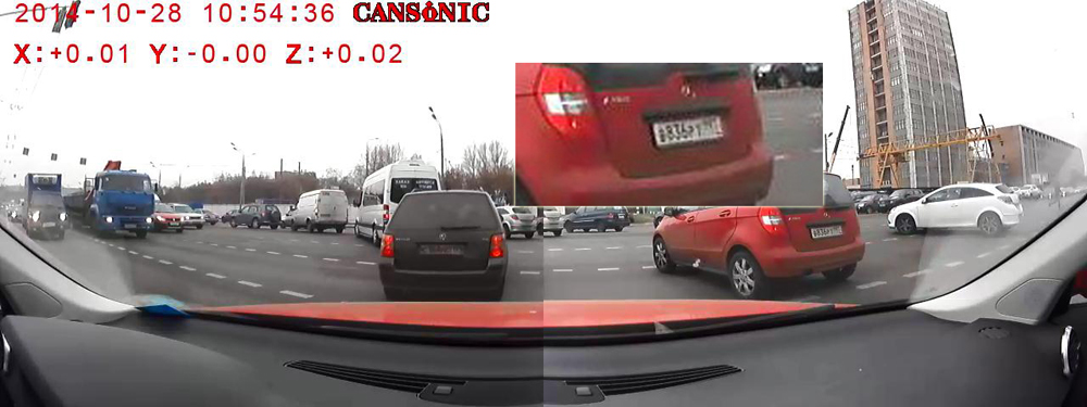 Тест регистратора CANSONIC 700 DUO PRO: две камеры и 280 градусов обзора