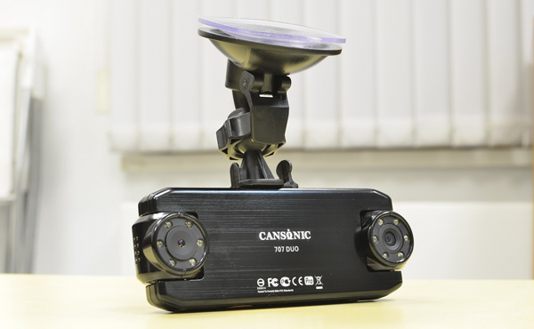 Тестируем автомобильный видеорегистратор с двумя разнофокусными камерами - CANSONIC 707 DUO PRO
