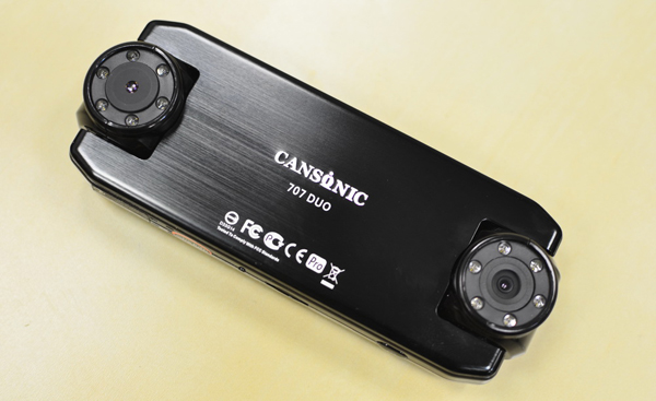Тестируем автомобильный видеорегистратор с двумя разнофокусными камерами - CANSONIC 707 DUO PRO