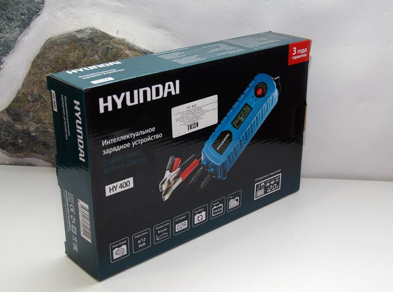 HYUNDAI HY 400 – зарядное устройство для автомобильных аккумуляторов, тест