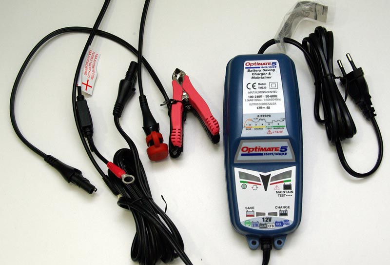 OPTIMATE 5 ТМ220 start / stop – зарядное устройство для автомобильных аккумуляторов, тест