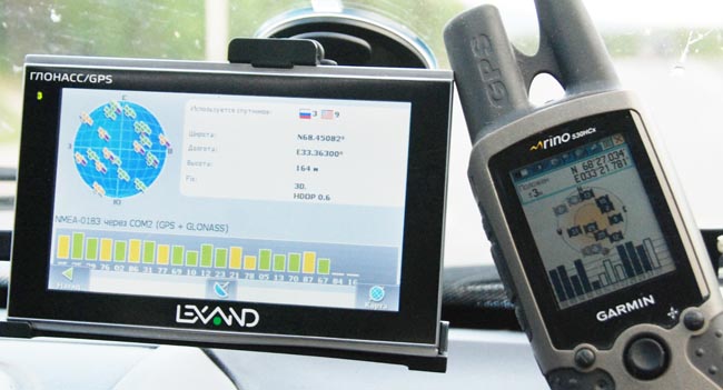 GPS      Lexand  Garmin