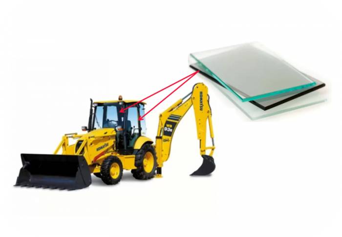 защита кабины экскаватора volvo 210. изготовление стекол для спецтехники. стеклопакет для автобуса. стекло боковое jcb 3cx. автостекла на спецтехнику.