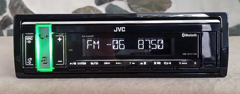 JVC KD-X361BT –    USB  Bluetooth, 