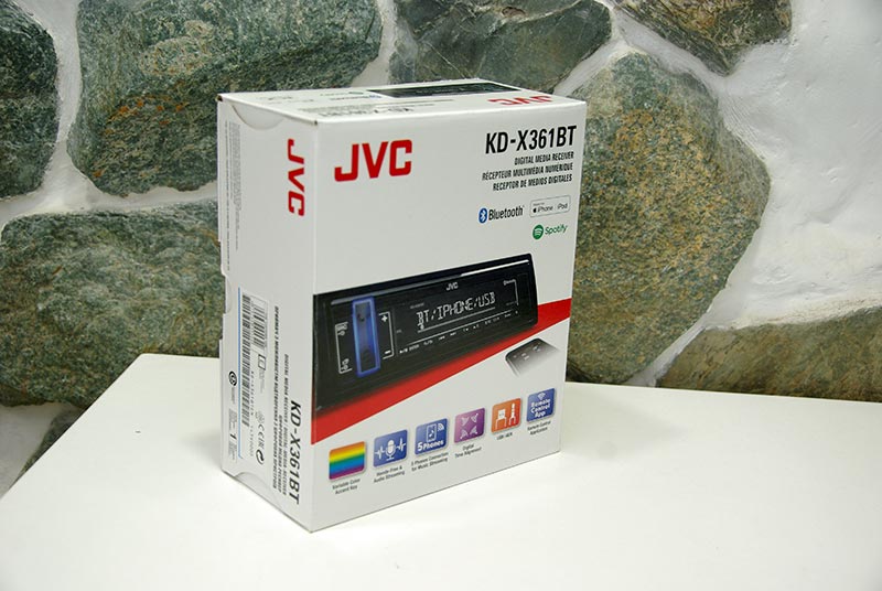 JVC KD-X361BT –    USB  Bluetooth, 