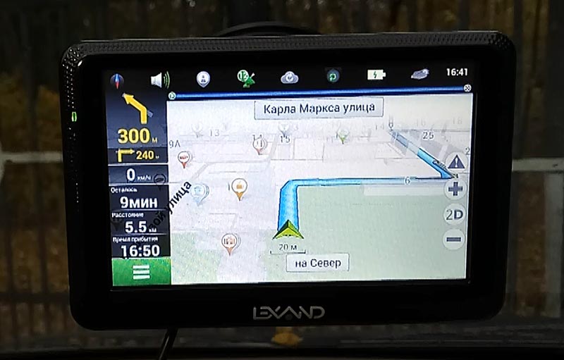 LEXAND Click&Drive CD5 HD – автомобильный навигатор, тест