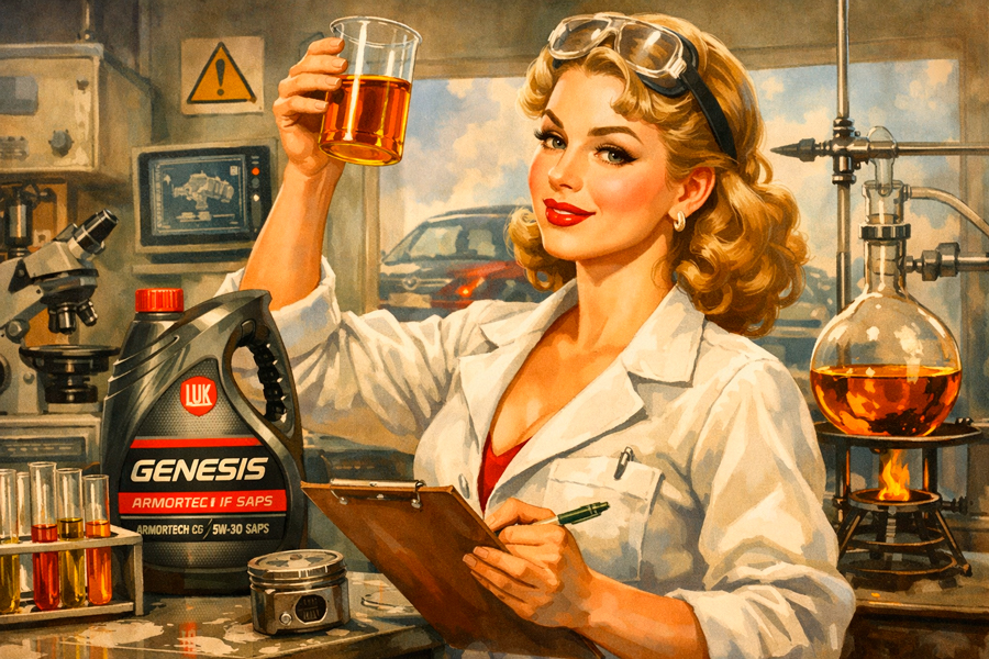 ��������� ������������� �������� ����� Lukoil Genesis Armortech GC 5W-30.