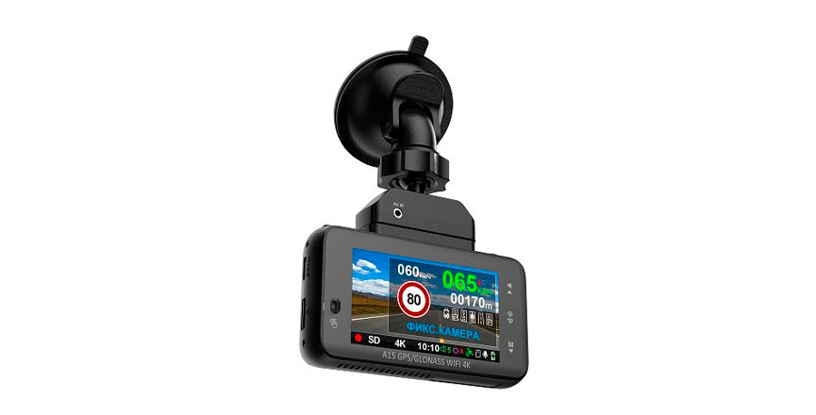 Sho-Me A15 4K: ���������������� � ������� 4K, GPS/������� � Wi-Fi � ����� ������� � ������ ������