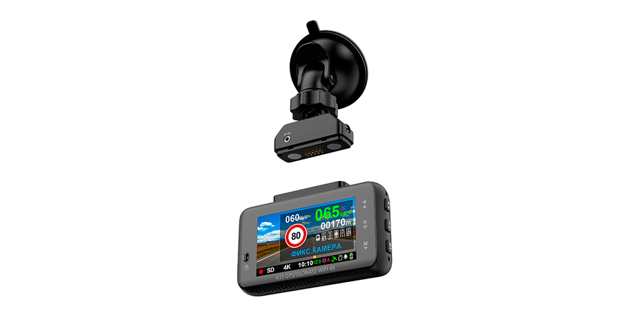 Sho-Me A15 4K: ���������������� � ������� 4K, GPS/������� � Wi-Fi � ����� ������� � ������ ������