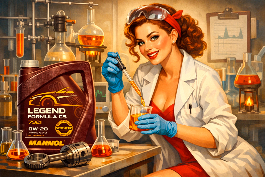 ��������� ����������������� ������������� �������� ����� Mannol Legend Formula C5 0W-20