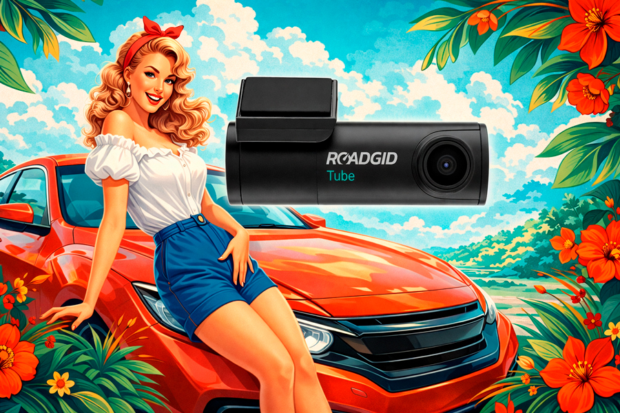 ��������� ������������� ���������������� ������� 4� Roadgid Tube ���������� WiFi