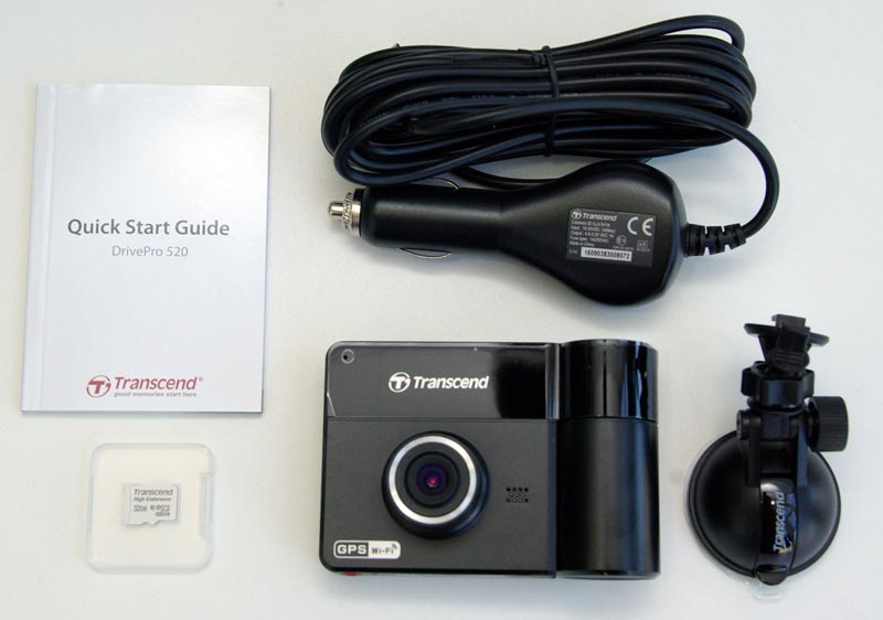 Transcend DrivePro 520 –     GPS  Wi Fi, 
