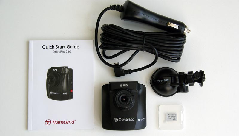  Transcend DrivePro 230 –  Full HD   GPS  Wi-Fi
