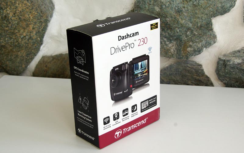  Transcend DrivePro 230 –  Full HD   GPS  Wi-Fi
