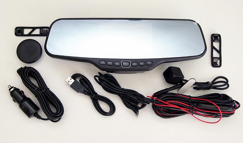 Neoline G-Tech X27 Dual – видеорегистратор встроенный в зеркало заднего вида с GPS информером и парковочной камерой, тест