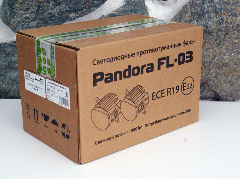 Pandora FL-03 – противотуманная фара 90 мм, тест