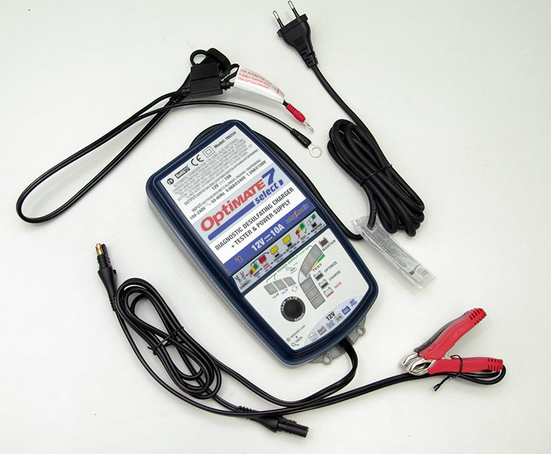 Optimate 7 Ampmatic TM250 – зарядное устройство для автомобильных аккумуляторов, тест