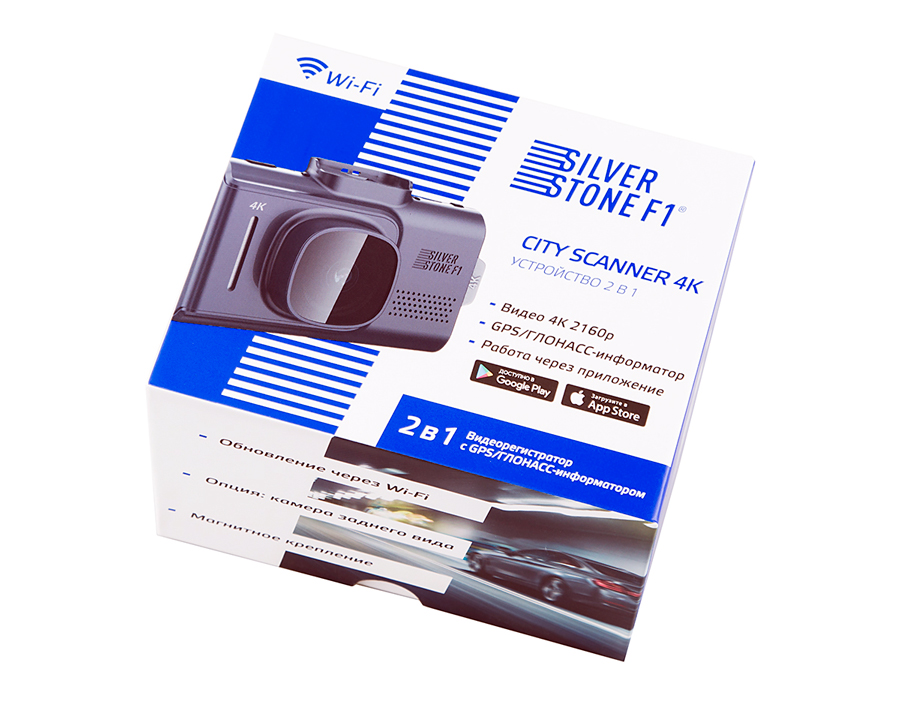 ���� SilverStone F1 CityScanner 4K: ���������������� � 4K-�������, GPS � ��������������� � �������