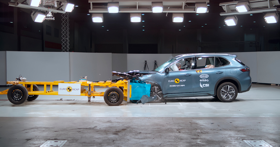 ��������� Geely EX5 EM-i ������� ������ ������ Euro NCAP, ���������� ������� ��������� ������������