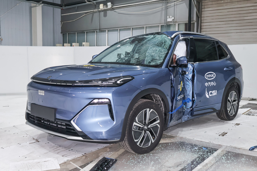 ��������� Geely EX5 EM-i ������� ������ ������ Euro NCAP, ���������� ������� ��������� ������������