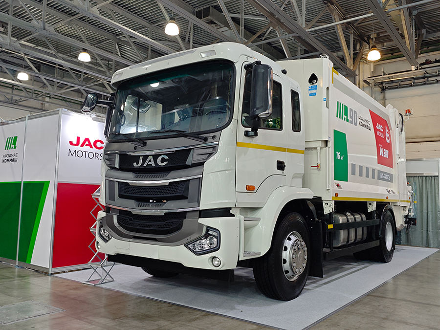 JAC Автомобиль представит новейшую коммунальную спецтехнику на Wasma 2025 – мусоровозы, бункеровозы и крюковые погрузчики