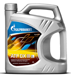 Gazpromneft ATF DX III – всесезонное высококачественное масло для гидроусилителя руля и АКПП