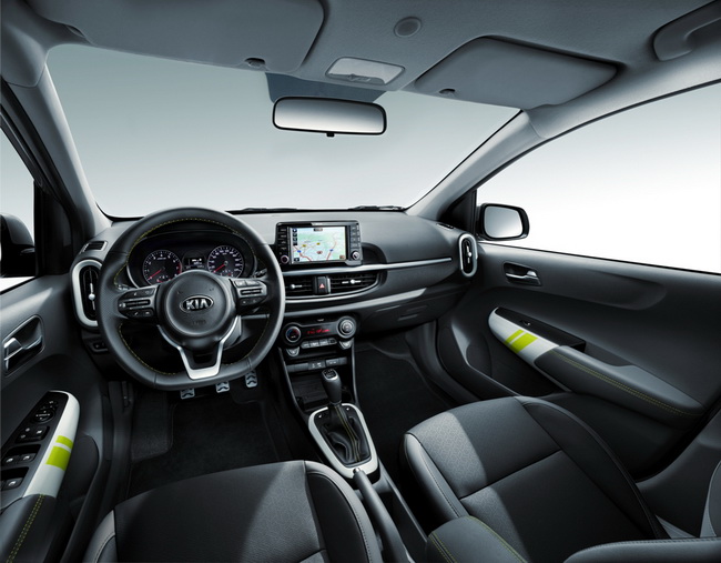  KIA Picanto X-Line   ,       .  ,        16”,   ,       ,  « »  ,   . -  AVN 5.0   7-        Apple CarPlay™  Android Auto™.    X-Line    ,      USB-.       GT Line,  Picanto X-Line      .