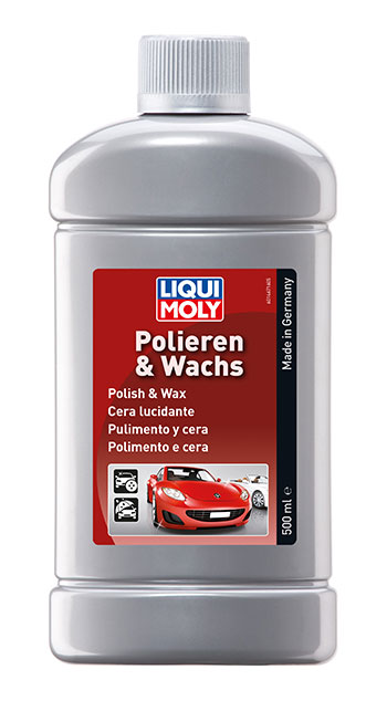 LIQUI MOLY Polieren & Wachs - универсальная полироль для любых поверхностей