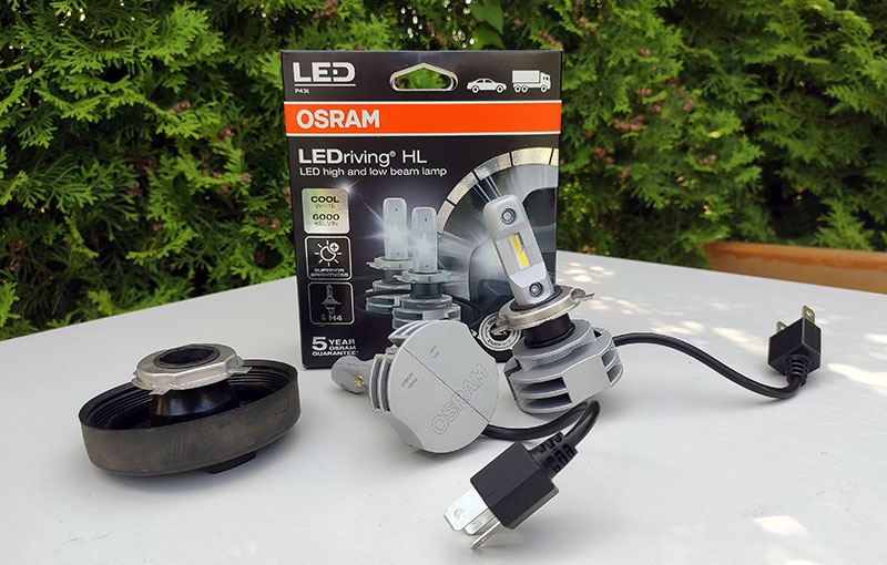 Тест светодиодной лампы OSRAM LEDriving HL и китайской H4