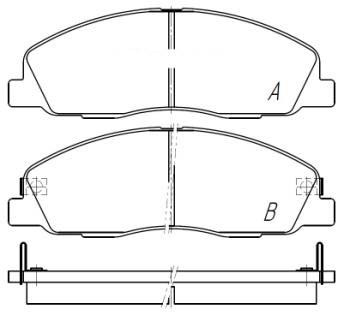 Тормозные колодки D517Е и D517SM