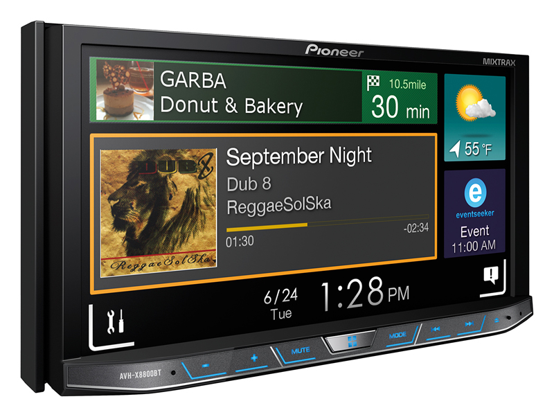 Pioneer AVH-X8800BT –    2 DIN, 