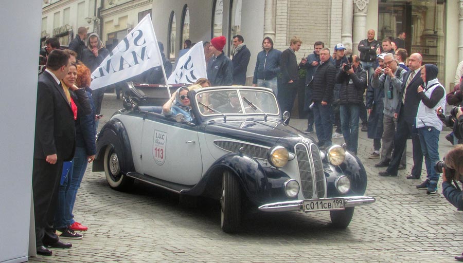 Ретро ралли L.U.C Chopard Classic Weekend Rally прошло в Москве