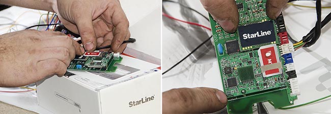 замена сим карты в сигнализации starline s96